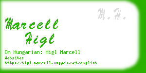 marcell higl business card